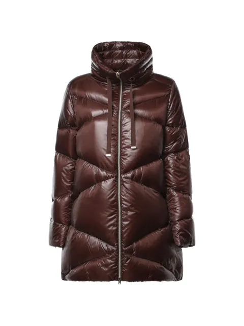 Herno quilted hooded coat Brown PI002313D12017Z