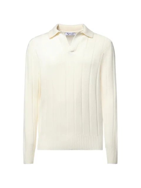 Galiano ribbed-knit sweater White 1962623184001