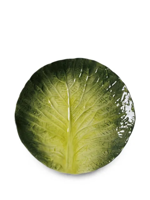 CU I SEEYOU lettuce-design ceramic plate Green CU89253