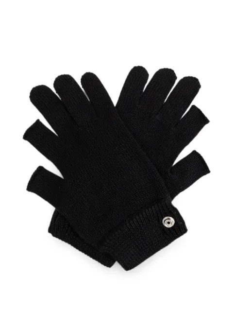 Rick Owens touchscreen gloves Black RU02F4492WS