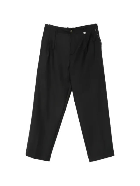 Myths pleated-front straight-leg trousers Black 26WM24L106