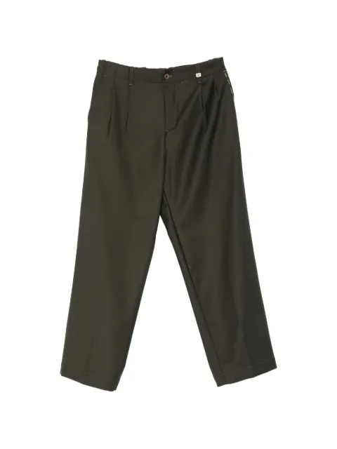 Myths pleated-front straight-leg trousers Green 26WM24L106