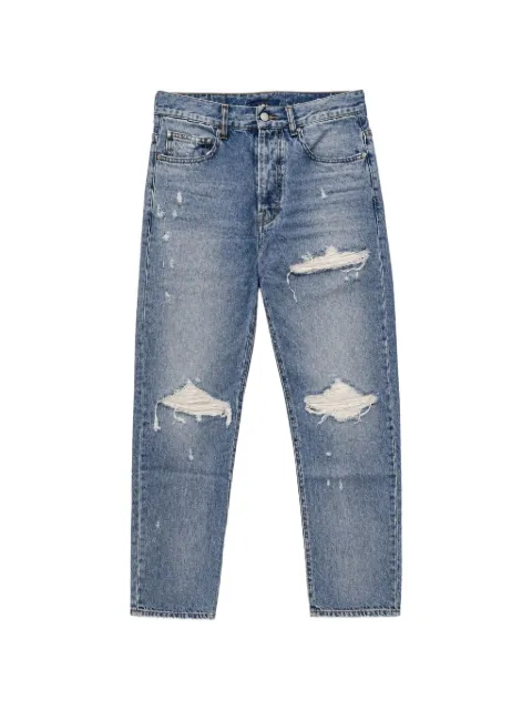 AMIRI distressed stone-washed jeans Blue AM326JE007