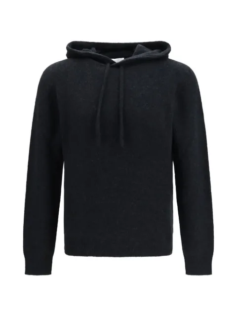 Roberto Collina drawstring hoodie Black 263MYB40007