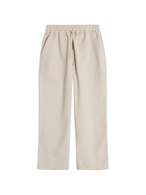 Maison Kitsuné drawstring-waist trousers Neutrals MRMWP07WW9102