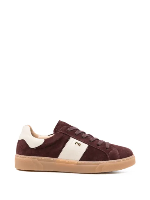 NERO GIARDINI suede contrast-panel sneakers Red I617421D613