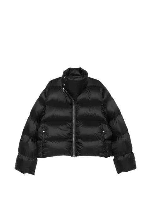 Rick Owens Turtle high-neck padded jacket Black RU02F4797NPD3