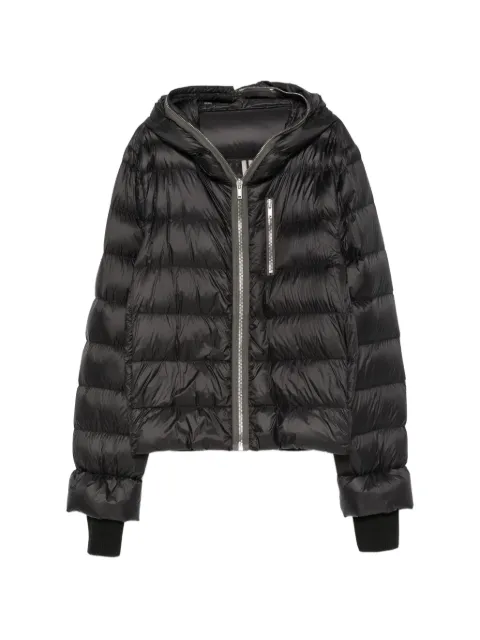 Rick Owens Gimp hooded padded jacket Black RU02F4722NPD1