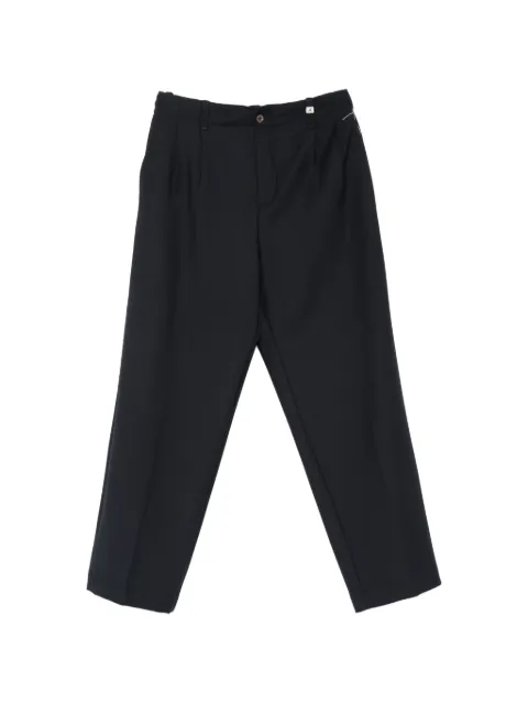 Myths pleated-front wide-leg trousers Blue 26WM24L106