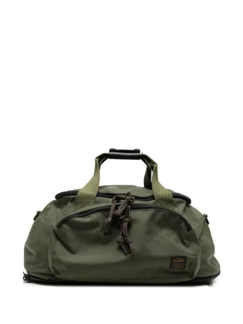 Filson logo-patch zip-fastening briefcase Green 262MFMBAG0102