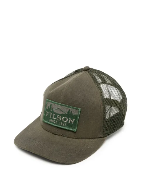 Filson logo-patch mesh-panel cap Green 262MFMACC0260