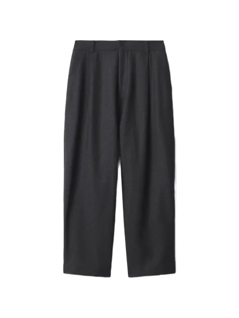 Maison Kitsuné pleated wool trousers Grey QM01105WT3017