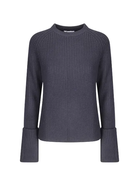 ELY ELY ribbed-knit raglan-sleeves sweater Grey 265WHAIDEE