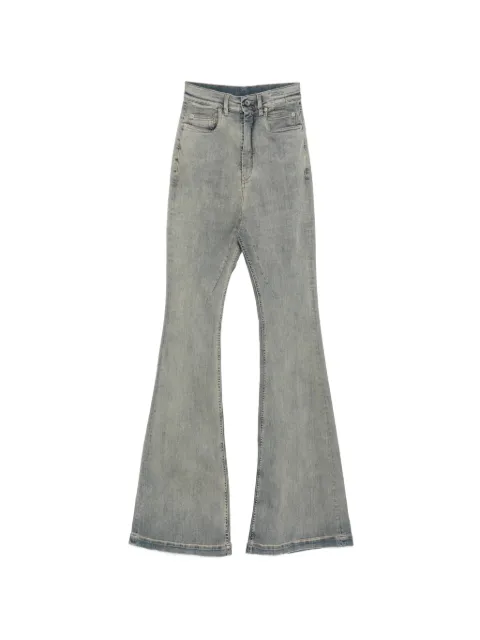 Rick Owens DRKSHDW high-waisted flared jeans Blue DS02F6311SDMI