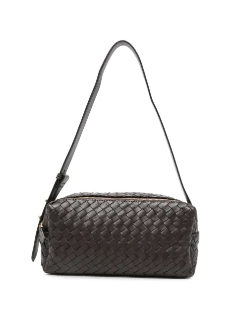 Elleme Trousse woven leather cross body bag Brown TROUSSEWOVENLEATHER
