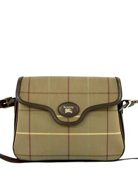 Burberry Pre-Owned 20th Century Vintage Check Canvas crossbody bag Brown 27EA2BXTL31D8F16