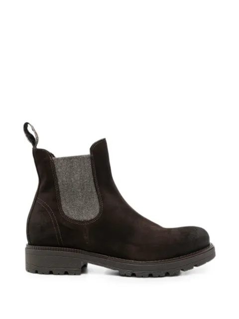 NERO GIARDINI elasticated-side Chelsea boots Brown I601012U302