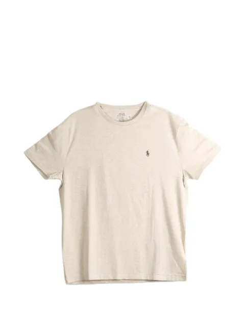 Polo Ralph Lauren logo-embroidered T-shirt Neutrals 710671426081