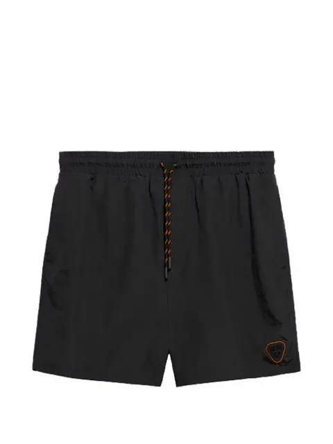 GERTRUDE drawstring logo-patch shorts Black E26JEANSHORTBLACK