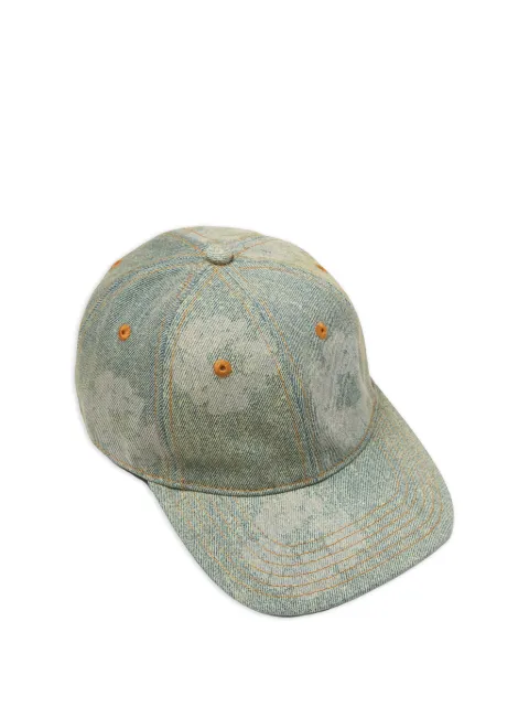 Denim Tears Wreath denim cap Green DT906