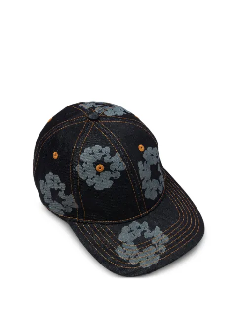 Denim Tears Wreath denim cap Black DT905