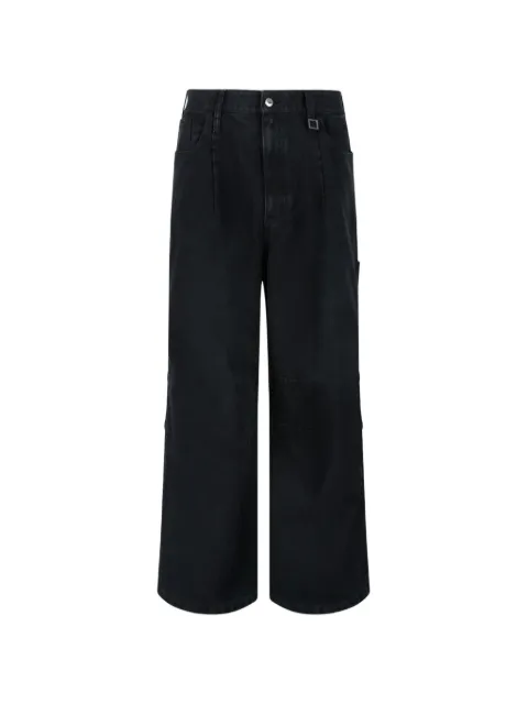 Wooyoungmi pleated wide-leg trousers Black W261PT24978N