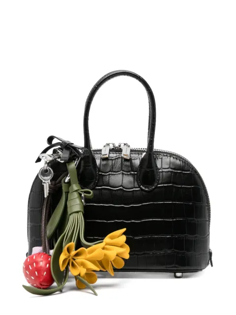 Self-Portrait croc-effect mini bag Black PF26316B