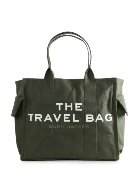Marc Jacobs logo-print tote bag Green 2P5HTT021H03