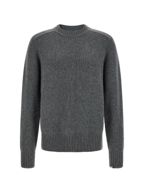 extreme cashmere Ordinary saddle-sleeve sweater Grey N520