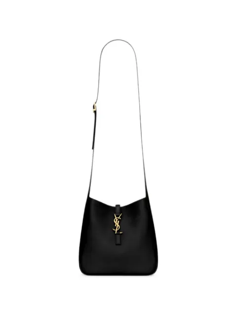 Saint Laurent le 5 à 7 supple crossbody bag in grained leather Black A0021IAAAUQ