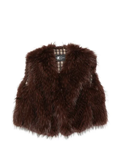 Luisa Cerano faux-fur gilet Brown 44845142090