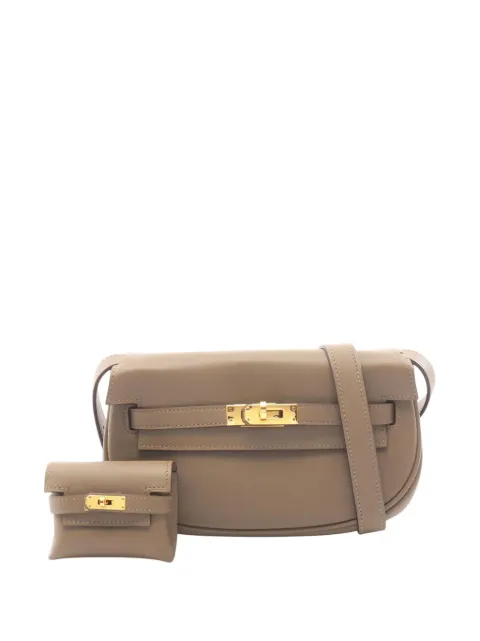 Hermès Pre-Owned 2023 Swift Kelly Moove crossbody bag Brown Y7LL9NQ6JACLRYG6