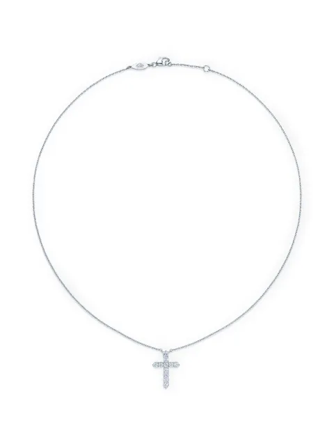 KWIAT diamond cross necklace Silver 168707
