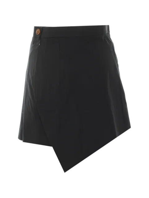 Vivienne Westwood asymmetric-hem mini skirt Black 1K01002RW01JGN401