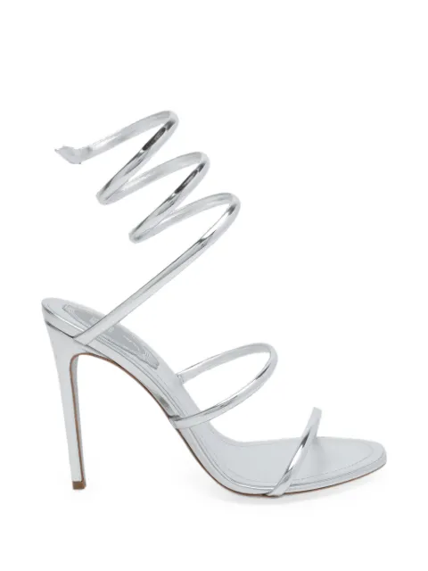 René Caovilla Cleo pump heeled sandals Silver C123511050001