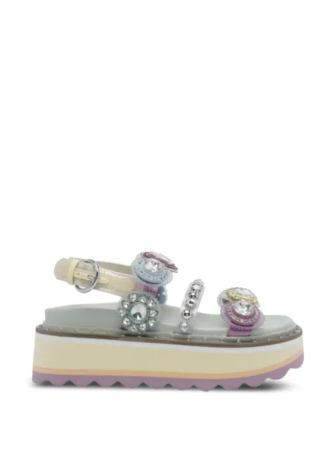 Kurt Geiger London Octavia sling platform sandals Purple 5612499979