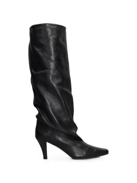 The Seller high-heel slouchy boots Black PR023
