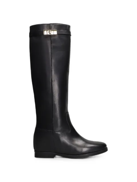 Julie Dee turn-lock knee-high boots Black IW528