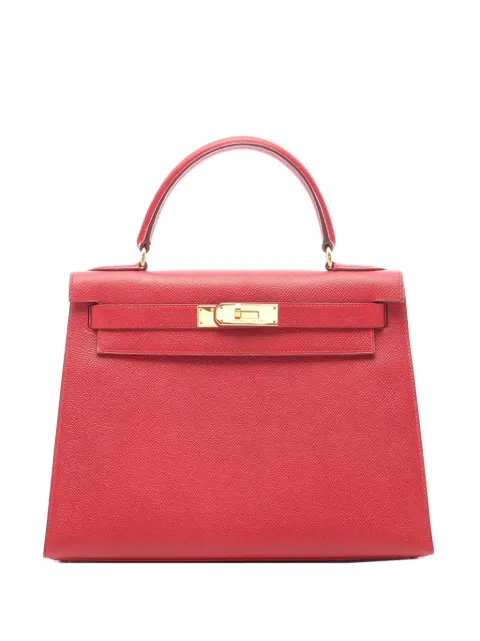 Hermès Pre-Owned 1993 Courchevel Kelly Sellier 28 satchel Red ZMP5DN2U7FZ1LMXL