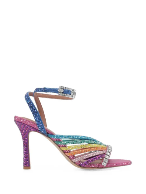 Kurt Geiger London crystal-embellished strappy sandals Pink 5853869609