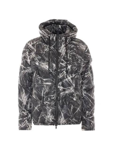 Moose Knuckles quilted hooded jacket Black M36MJ151H1995