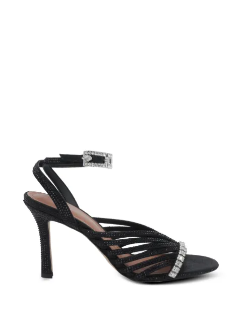 Kurt Geiger London crystal-embellished strappy sandals Black 5853800609