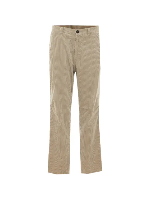 Brunello Cucinelli corduroy-texture straight-leg trousers Neutrals M280NS1050C6333