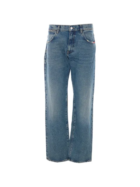 AMISH James distressed straight-leg jeans Blue AMU010CT523010