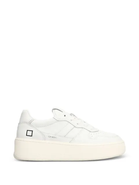 D.A.T.E. Court platform leather sneakers White W451CPBAWH