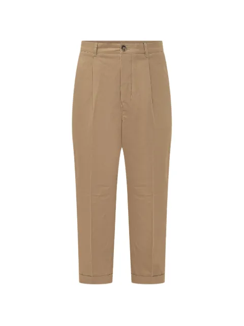 AMI Paris cotton-carrot-oversized trousers Neutrals HTR121CO0132
