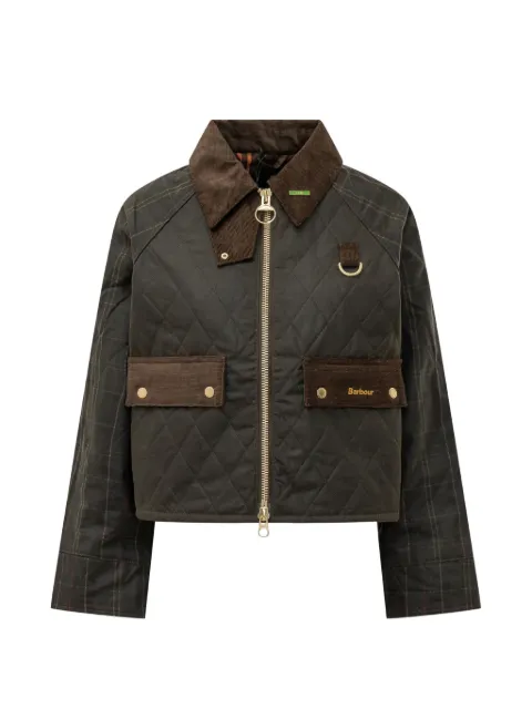 Barbour diamond-quilted jacket Green LWX1597LWX