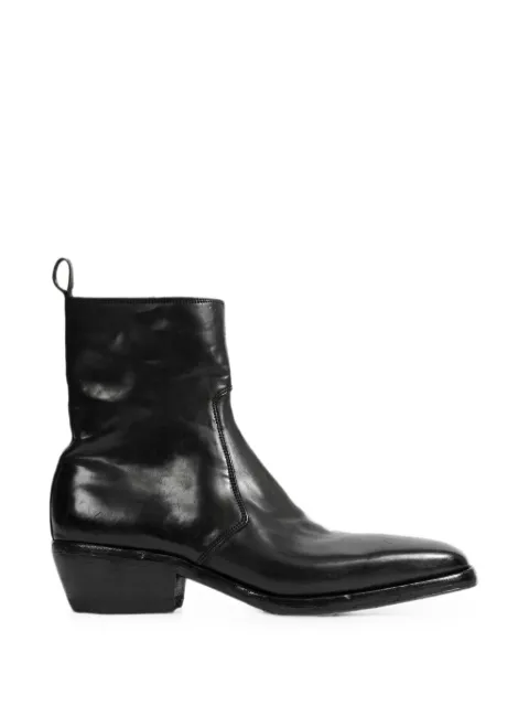 Premiata Soldatino leather ankle boots Black 31170