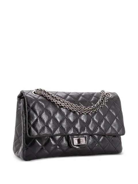 CHANEL Pre-Owned Reissue 2.55 Flap Bag Quilted Patent 226 shoulder bag Black ZKNZW9OYB1EIZI5R