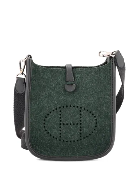 Hermès Pre-Owned Evelyne Bag Gen III Felt TPM crossbody bag Green X8IGZCAM7MANJQEE